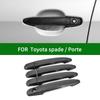 ДЛЯ Toyota spade / Porte Накладка на ручку двери автомобиля с рисунком под карбон 2008 2009 2010 2018
