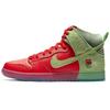 Dunk High SB Strawberry Cough Unisex Sneakers Red University-Red Spinach-Green CW7093-600