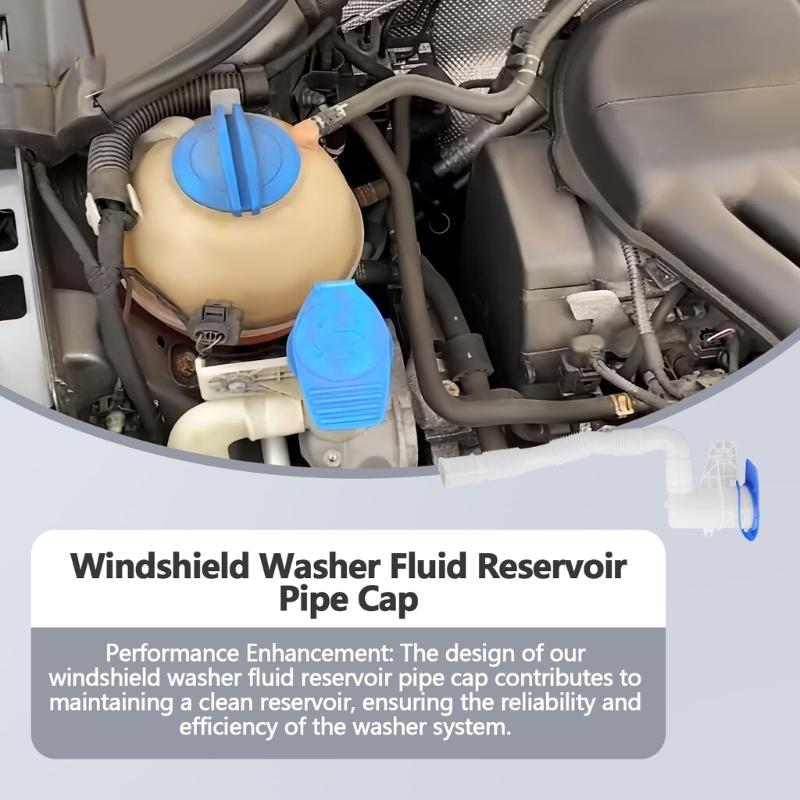 Windshield Wiper Washer Fluid, Reservoir Tank Bottle Caps Cover, for Golf 1K0955453S, Plastic