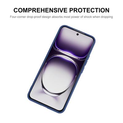 ENKAY HAT PRINCE Для Oppo Reno12 Pro 5G (Глобальный) Чехол Прямой край Жидкий силикон Чехол для телефона
