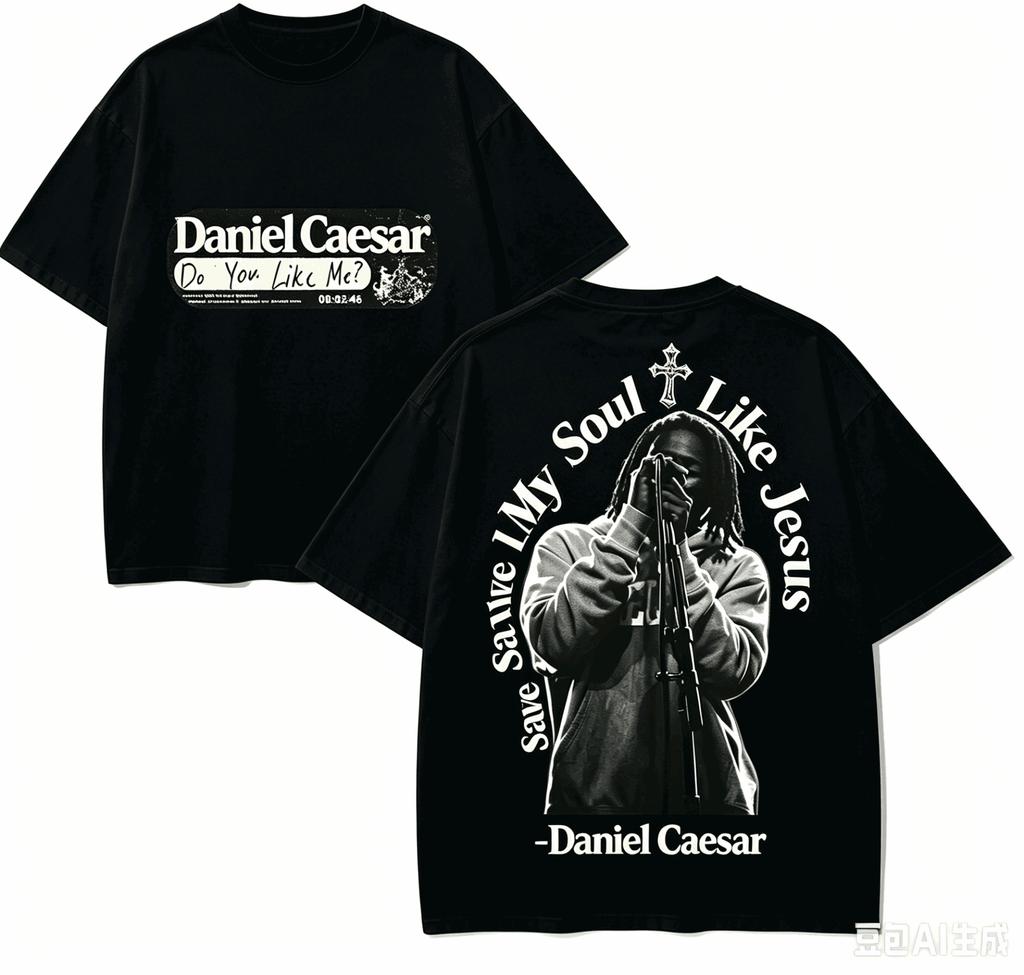 Daniel Caesar For Fan Gift Tshirt Unisex Unisex Harajuku Oversizedunisex Short Sleeve Streetwear High Quality Couples Comfortable