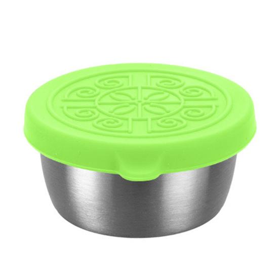 1 комплект, 40 мл чашка для соуса с силиконовой крышкой, хорошая герметичность, герметичный портативный контейнер для пикника и салата, ежедневное использование