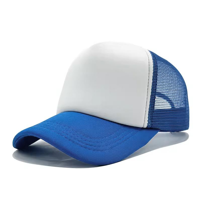 High Quality Custom LOGO 5 Panel Mesh Baseball Cap Print Embroidery Sponge Foam Trucker Hats
