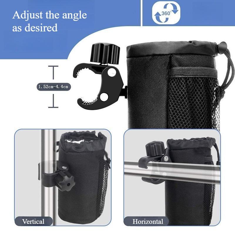 Motorcycle Cup Holder, Water Bottle Holder For ATV,UTV, Scooter, Bicycle