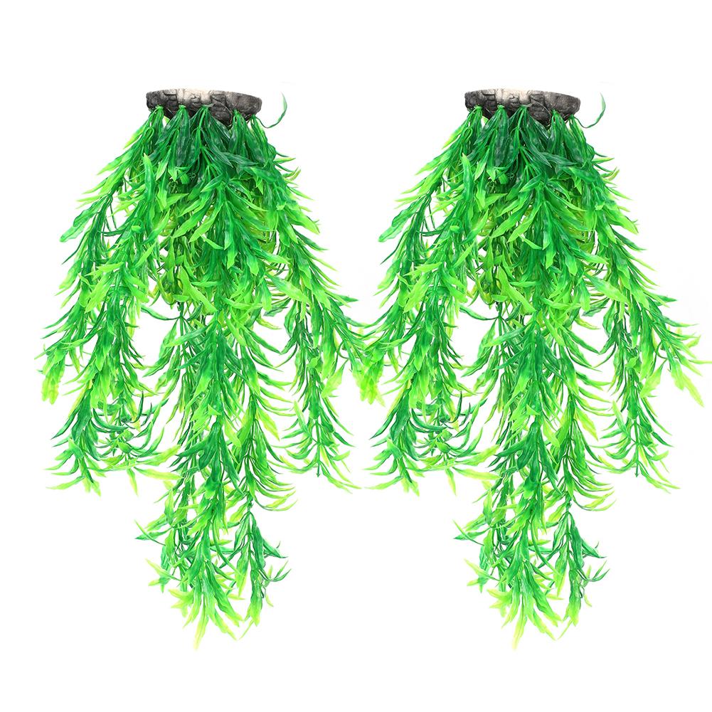 Aquarium Decoration Artificial Water Plants for Fish Tank Landscape Green Ball Grass