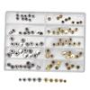 Assorted Watch Crown Parts Replacement Accessories Watch Repairing Tool Kit