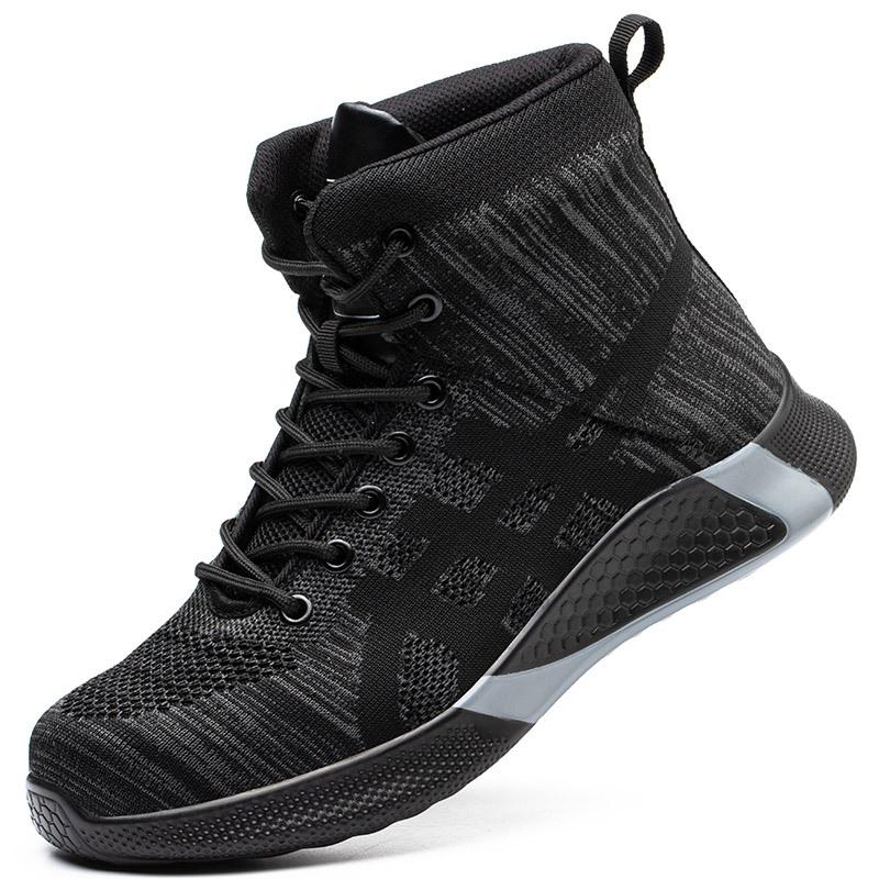 Рабочие ботинки со стальным носком, мужская и женская защитная обувь, легкие неразрушимые защитные ботинки, мужская рабочая обувь, устойчивые к проколам дышащие рабочие кроссовки, размер 36-48