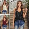 European and American 2024 Summer New Sequin Sling Vest