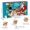 24-Day Brain Teaser Advent Calendar 24 Challenging Puzzles 3D Logic Games for Teens Adults Christmas Countdown Calendar