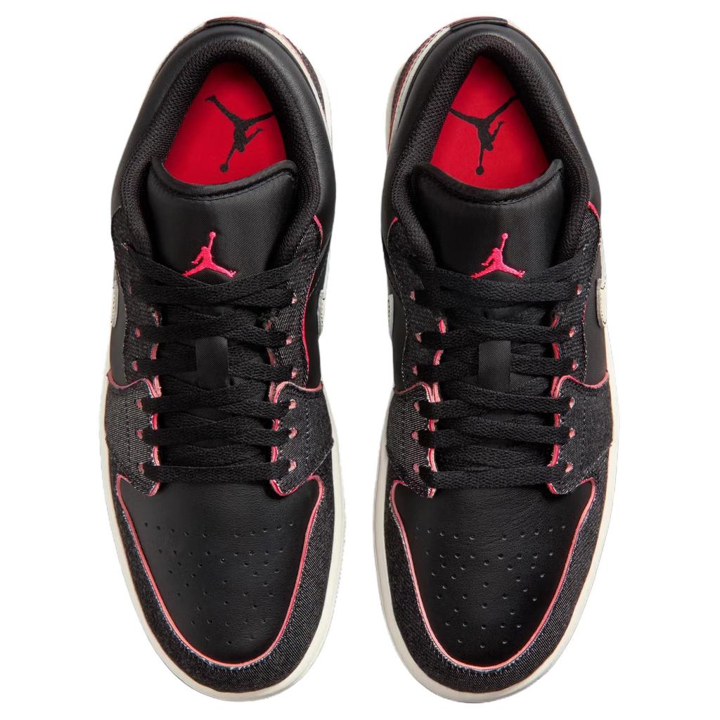 Jordan Air Jordan 1 Low Винтажные Баскетбольные Кроссовки Унисекс Черные IR0842-010