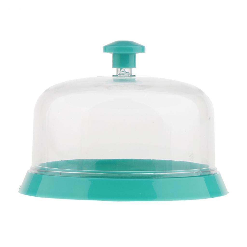 Acrylic Clear Blue Dust Cover Tray for Watch Movement Parts Jewelry Beads