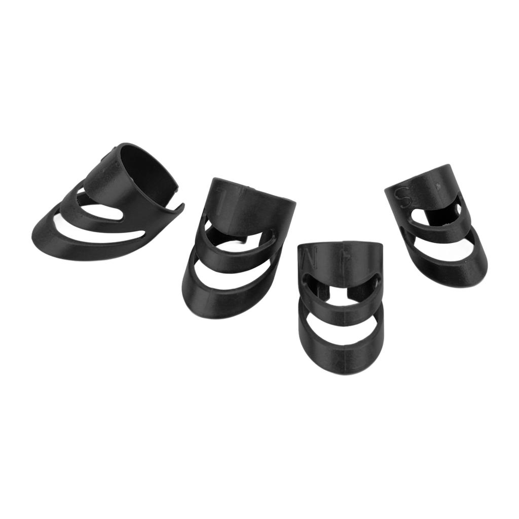 4 шт. Напальчники для гитары, защита кончиков пальцев, набор аксессуаров для инструмента, комплект для бас-гитары, банджо