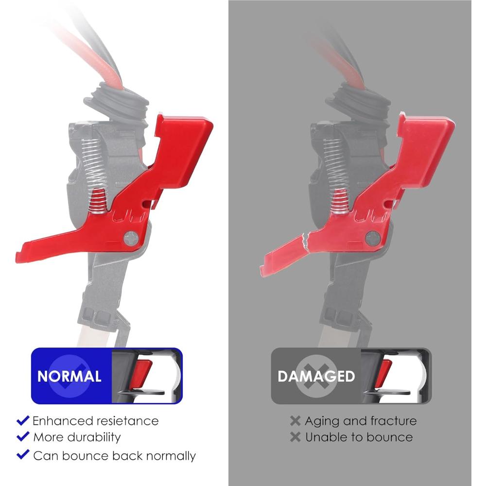 Запасные части: Кнопка-триггер для пылесоса Dyson V7 V8 SV11, Красная кнопка включения/выключения, Запчасти для ремонта