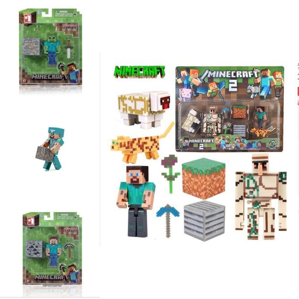 Коллекция фигурок-пазлов Minecraft Высококачественный домашний декор и подарок для геймеров