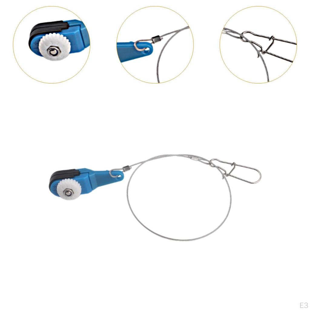 12 Inch Down Release Clip with Snap for Planer Board Sea Fishing