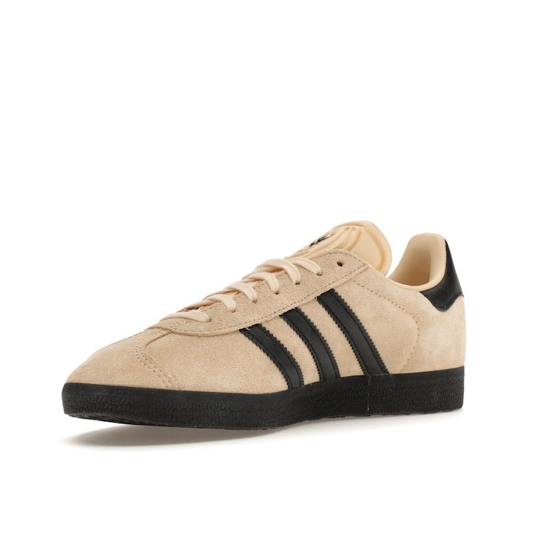 Lionel Messi X Adidas Gazelle Triunfo Dorado Unisex Sneakers Tan Crystal-Sand Core-Black IH8156