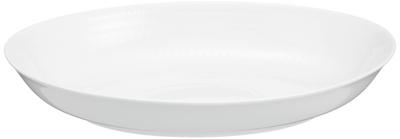 Импортная овальная тарелка Royal Copenhagen White Palmette 27 см, свадебный подарок 1016964 [Обычный продукт]