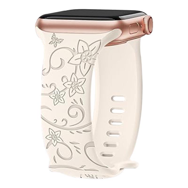 Apple iWatch SE987 Монохромный Силиконовый Универсальный Спортивный Ремешок