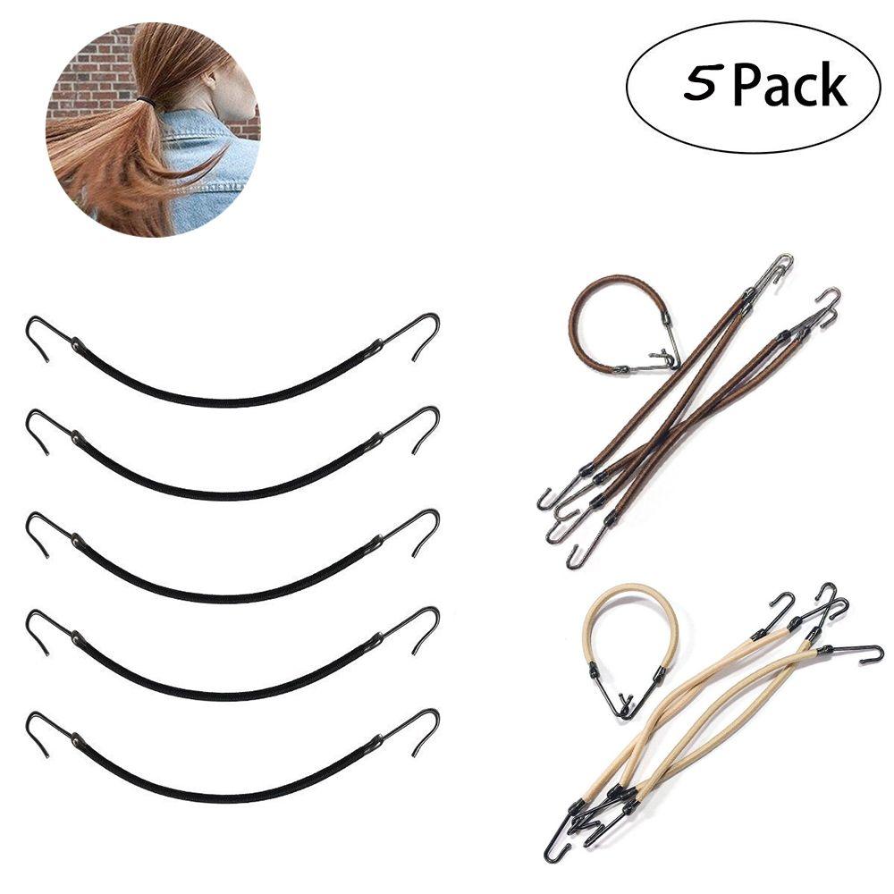 Новые головные уборы, резинка-банджи с крючками, эластичные зажимы, резинка для волос с заколкой-хвостом, эластичные банты