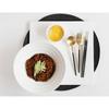 Menard Stella Cutlery Set for 2, Gold Black, 2p Spoons + 2p Chopsticks + 2p Forks, Korean Popular Tableware