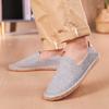 Эспадрильи Женская обувь Лоскутная обувь без застежек Летняя обувь Мужские мокасины Дышащая парусиновая обувь Обувь с джутовой оберткой Унисекс Верхняя одежда