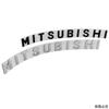 36CM ABS Car Front Rear Trunk Emblem for Mitsubishi Lancer Pajero ASX Outlander Eclipse Cross Galant Mirage L200 Colt Stickers