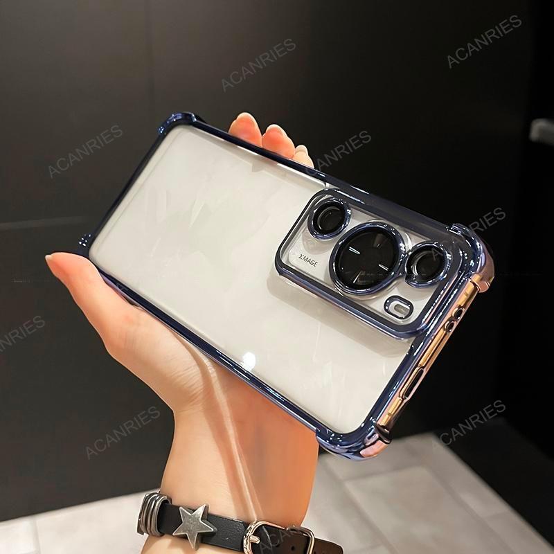 Блестящий силиконовый чехол для телефона с переливающейся металлической рамкой для объектива для HONOR X9d X9c X9 5G X8 400 Pro 200 PRO и других моделей, блестящий бампер