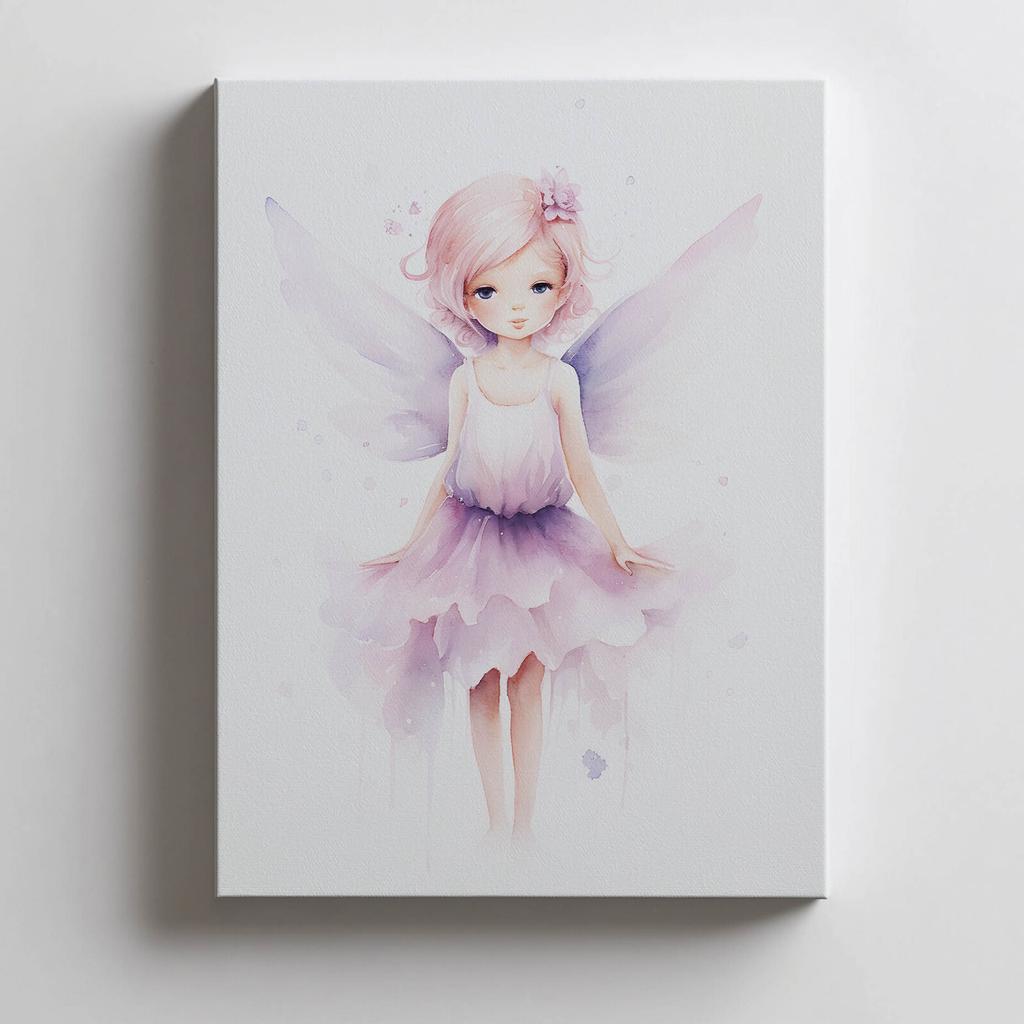 Magiczna Elfowa Wróżka Magiczna Elfowa Wróżka, 30X40 Cm, Rama Aluminiowa Złota, Papier Matowy 230 Gsm