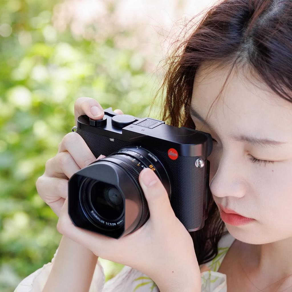 JJC Metal Thumb Grip for Leica Q3 and Q2 Digital Easy To Enhances Camera Holding Q3, 43, Cameras, Attach,