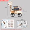 Креативный DIY ручной работы на солнечных батареях модель лунохода игрушка Детский деревянный обучающий инструмент Технология Маленький конструктор Головоломка игрушка