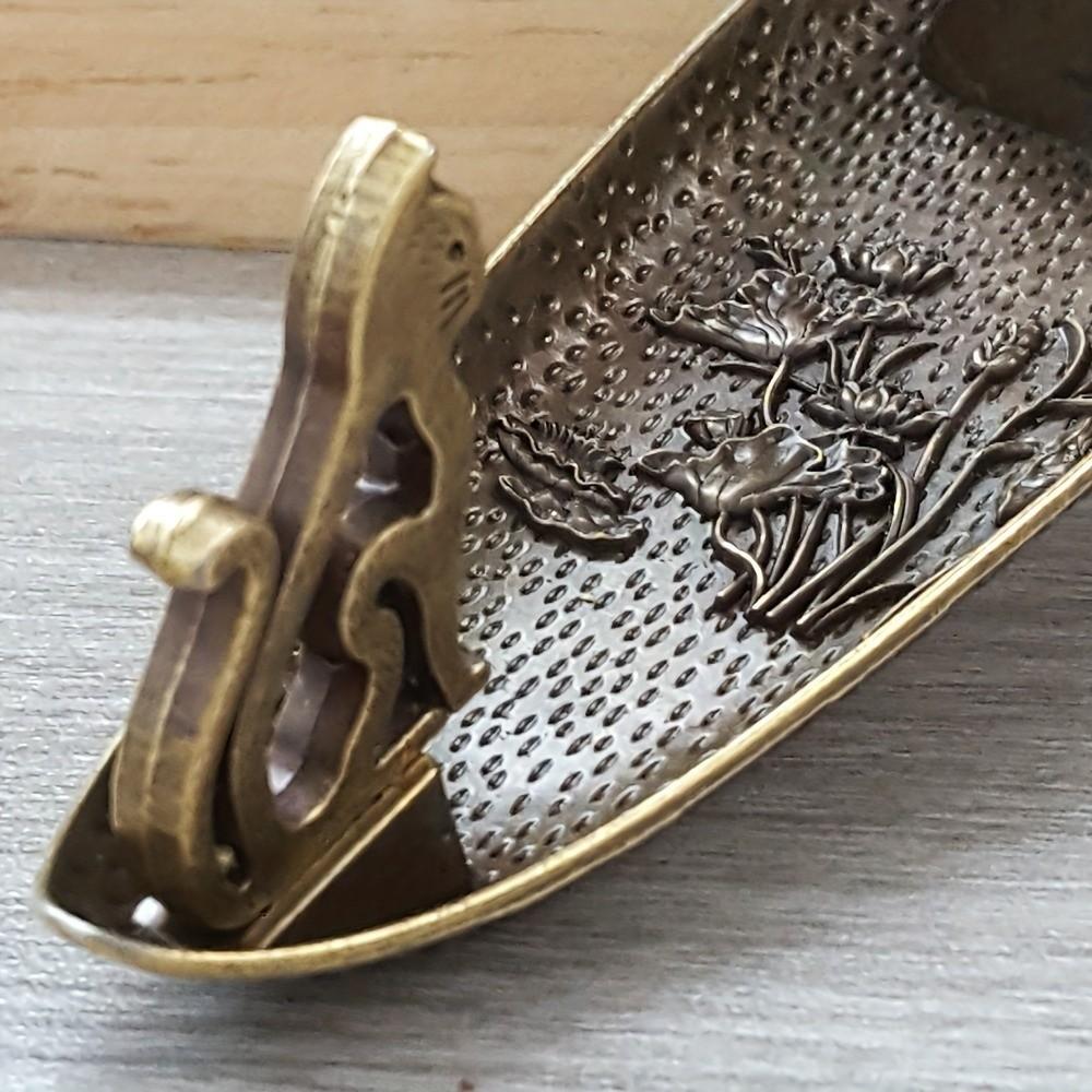 Metal Cat Whispers Incense Tray Traditional Incense Holder Decorative Incense Censer Party Decor