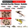 6/10Pcs/Box 2 Mixed Styles Bead Head Fast Sinking Nymph Lure, Humpy Fly&Brasshead Prince Nymph Fishing For Trout Artificial Insect Bait Lure