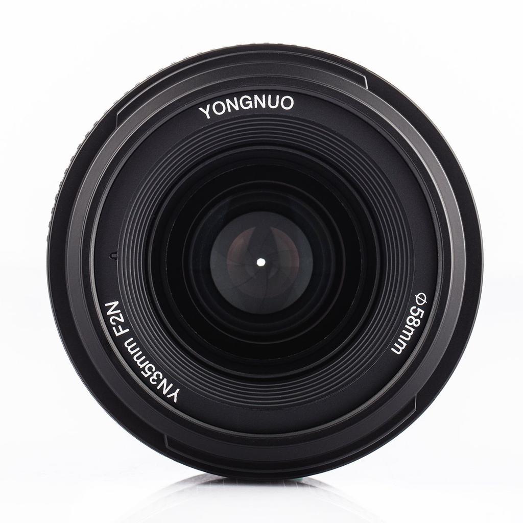YONGNUO Nikon YN35mm F2N Prime Lens for Nikon Compatible Standard Compatible with D5 D4 D810 D800 D750 D300 and F-Mount, Full-Frame Wide-Angle Lens,