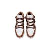 Jordan Air Jordan 1 Mocha Film Slip Resistant Abrasion Resistant Low top Vintage Basketball Shoes Unisex White Brown DC0774-202(Team864-)