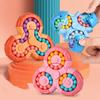 2 In 1 Six-sided Rotating Magic Bean Cube Decompression Spinning Top Education Toys Birthday Gifts
