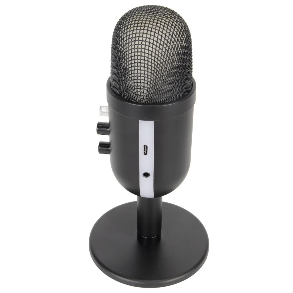 USB-микрофон с шумоподавлением, RGB-подсветкой, компьютерный конденсаторный микрофон с обработкой реверберации для OS X