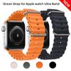 Ocean Strap for Apple Watch Ultra Band 49mm 44mm 45mm 40mm 41mm 42mm 38mm Silicone Bracelet iWatch Series 7 6 5 4 3 2 1 Se 8 Ultra 9
