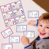 1 Set Kids Alphabet Flash Cards 26 Letters Tracing Practice Card Toddlers Boys Girls Educational Dry Erase ABC Preschool Learning Flashcard
