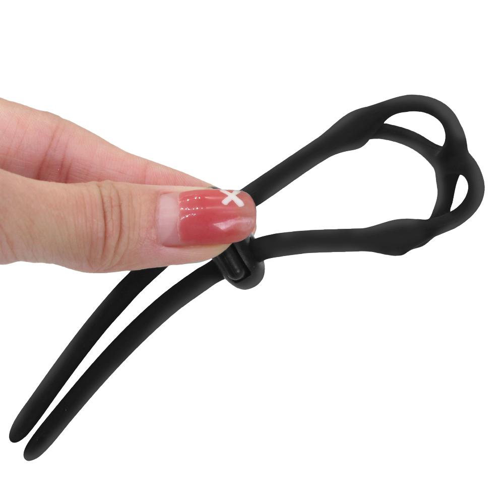 NEW Adjustable Penis Ring Rope Silicone Cock Rings Sex Toys for Adults Men Male Lasting Cockring Sex Shop Delay Ejaculation