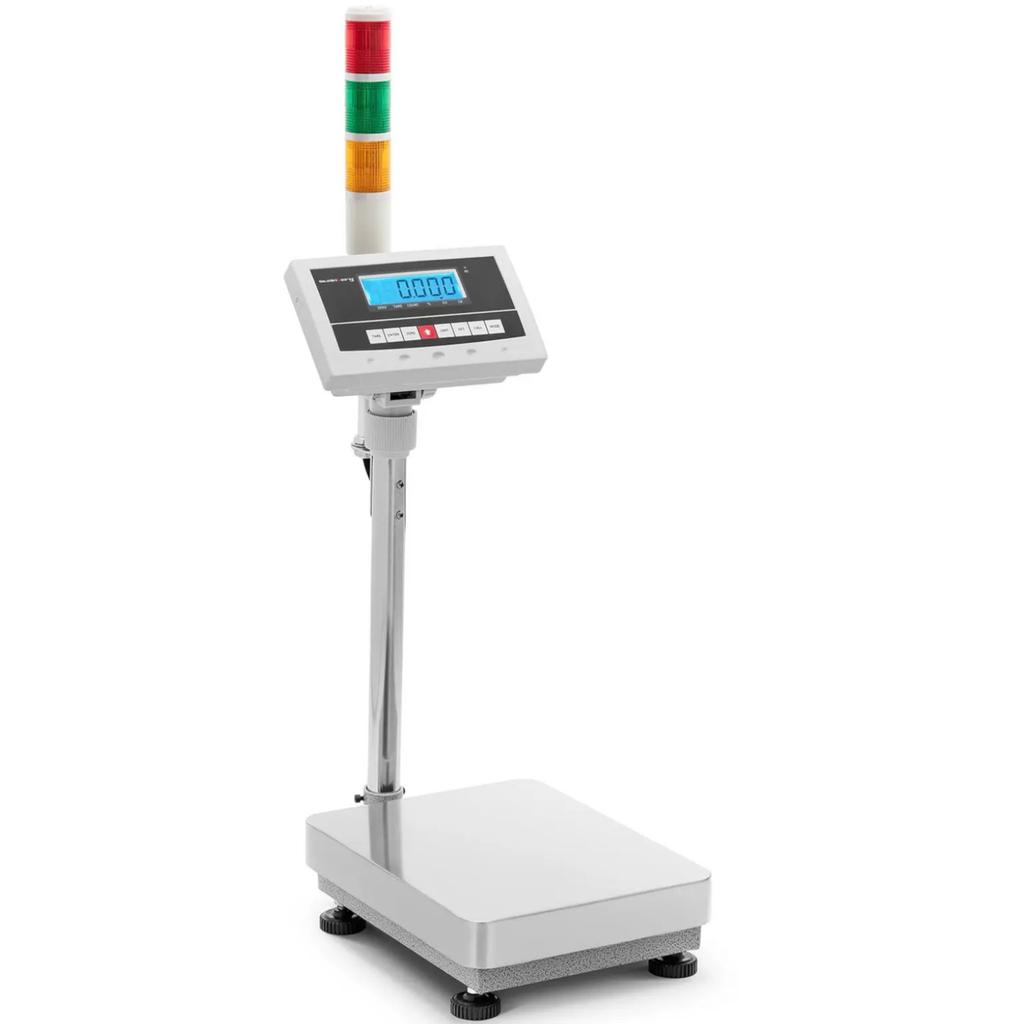 Warehouse Platform Scale With Lcd Light Signal Column 30 Kg 0001 Kg