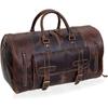 Leather Duffle Bags For Men's Leather Weekender Bag For Women Full Grain Overnight Sports Gym Duffle