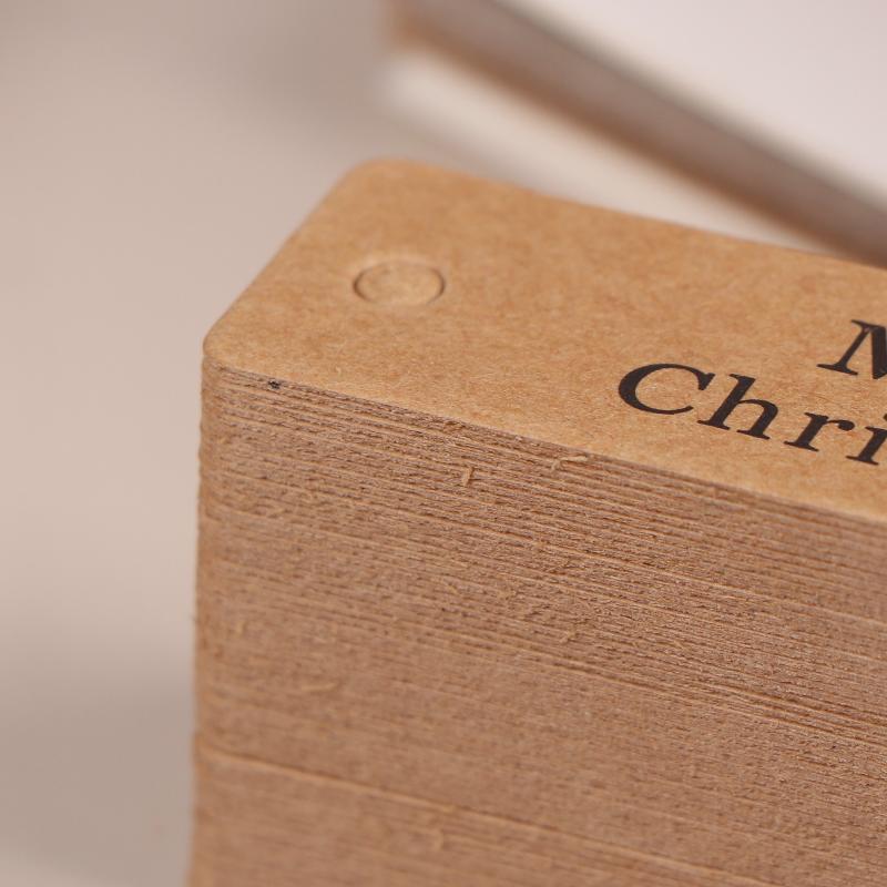 100 шт. Рождественские подарочные бирки, праздничные этикетки для подарков с надписью Merry Christmas, декоративные подвесные бирки