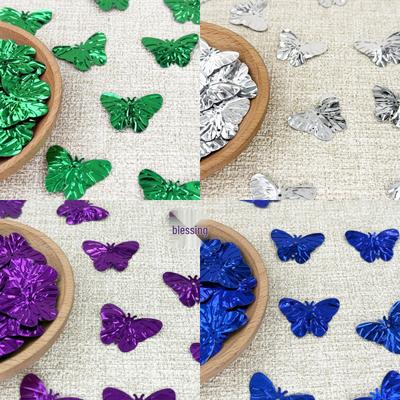 Дырочные блестки-бабочки из ПЭТ для одежды, DIY-украшений, сценического декора и поделок.