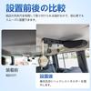 TELLIKA Держатель на потолок для подголовника Jimny для Jimny Sierra Jimny Nomad JB64 JB74 JC74 Многофункциональная потолочная штанга для хранения с крючками
