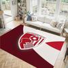 Brentford Football Design Crystal Velvet Carpet Cozy Non?Slip Printed Rug For Bedroom Living Room Entrance