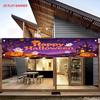 Halloween Pumpkin Ghost Castle Outdoor Yard Banner Decoration