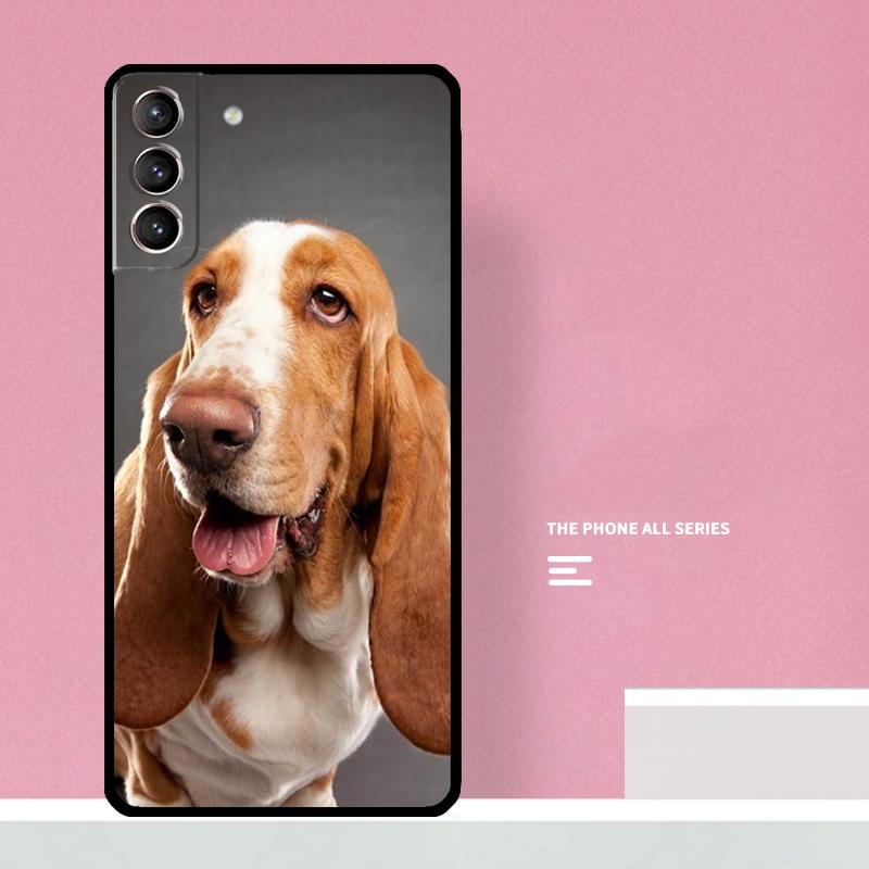Чехол для телефона с изображением собаки Бассет-хаунд для Samsung Galaxy S25 S26 Ultra S20 S21 S22 S23 S24 S10 Plus S25 FE Чехол Coque