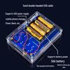 DIY Pixel Game Console Kit with Tetris - 51 Microcontroller & Loose Parts (Model HU-001)
