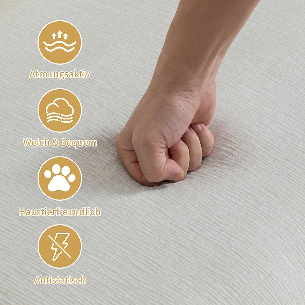 Ultra-soft modular sofa, made of chenille and solid wood, quick assembly