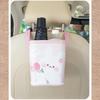 Car trash can, cute bear shape for rear seat storage, comfortable driving and riding.
